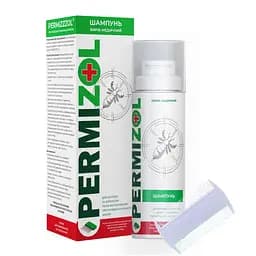 Протипедикулезный шампунь Пермизол Permizzol с расческой 150 мл