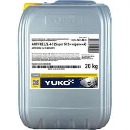 Антифриз Yuko Super G12+ -42°С красный 20 л