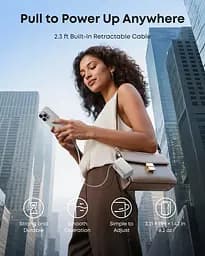 Портативний зарядний пристрій Anker Nano - 10000 mAh 45W USB-C Cable White (7198078) - мініатюра 8