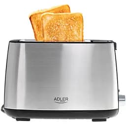 Тостер Adler AD 3214 900Вт/2 відділення/7 режимів підсмажування/розморожування/підігрів булочок (AD3214)