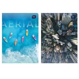 Тетрадь Interdruk Premium Aerial view линия A5 96 листов 2 шт. (299093-2В)