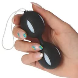 Вагінальні кульки Toyz4lovers Candy Balls Taffy чорні 10x3.5 см