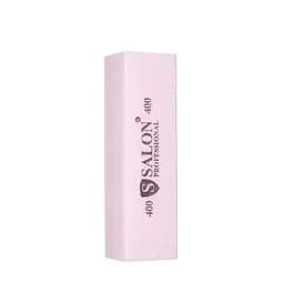 Баф полірувальний для нігтів Salon Professional 341SLP гріт 400 рожевий