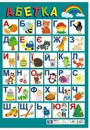 Плакат. Український алфавіт (друкований) Оновлений