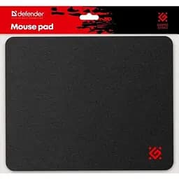 Ігрова поверхня Defender Black 250x200x3мм, тканина + гума (50550)