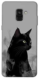 Чехол itsPrint Smoke cat для Samsung A530 Galaxy A8 (2018)
