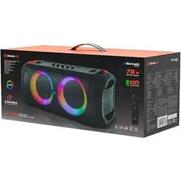 Колонка портативна 2.0 X-795, Black, 70 Вт (2 x 35 Вт) REAL-EL teh0021023 - мініатюра 9