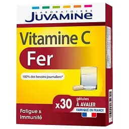 Железо + Витамин С Juvamine 30 капсул