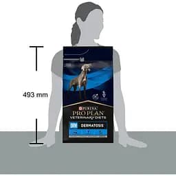 Сухий дієтичний корм для цуценят та дорослих собак Purina Pro Plan Veterinary Diets DRM Dermatosis для підтримання функції шкіри при дерматозах та надмірному випадінні шерсті 3 кг - мініатюра 4
