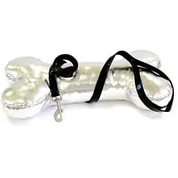 Повідець для собак Croci Leatherette, лаковий, 120х1,5 см, чорний (C5079238)