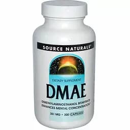 Диметиламиноэтанол Source Naturals DMAE 351 мг 200 капсул