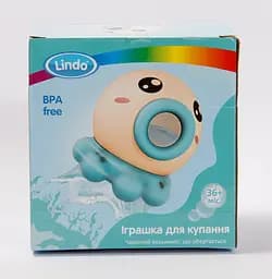 Іграшка розвиваюча Lindo для купання, блакитний (P 272) - мініатюра 3