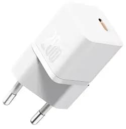 Мережевий зарядний пристрій Baseus GaN5 Fast Charger (Xiaomini) Type-C 20 W + Cable Type-C to Type-C P10110900213-01 White - мініатюра 4