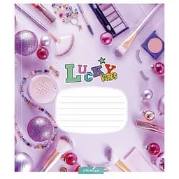 Зошит учнівський "Lucku Vibes" 024-3360K-4 в клітинку, 24 аркуша