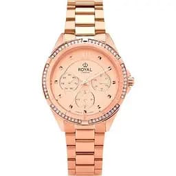 Жіночий водонепроникний наручний годинник Royal London 21437-05 кварцовий з фіанітами