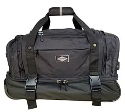Дорожня сумка на колесах маленька S Lee Cooper 41650 поліестер Чорний