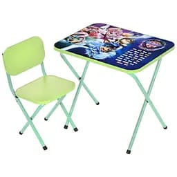 Дитячий столик Bambi M 5961-5 Щенячий патруль складний зі стільчиком та укр. абеткою