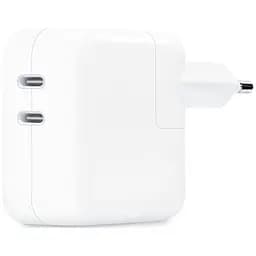 Блок живлення для ноутбука Apple 35W Dual USB-C Port Power Adapter (MNWP3) (EU)
