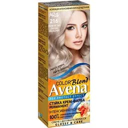 Стойкая крем-краска для волос Avena Blond Color пепельный блонд 216 133 мл