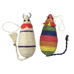 Кігтеточка-іграшка для котів TatraPet Caty Funny Миша в асортименті 31 см