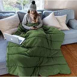 Спальник Naturehike F150 (NH22MSD05) +13°C - правий - 190см - зелений - мініатюра 6