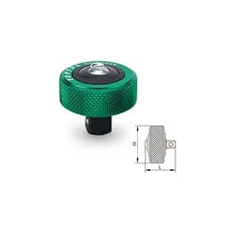 Тріскачка Toptul міні дискова 1/4" 52 зубці (CAUB0826) - мініатюра 2