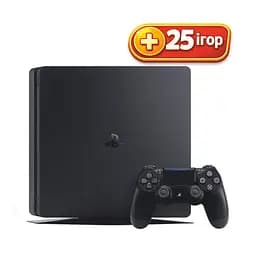 Консоль Sony PlayStation 4 SLIM 1TB Black ПЗ12 обслугована + Геймпад бездротовий DualShock 4 + 25 ігр + гарантія б/в