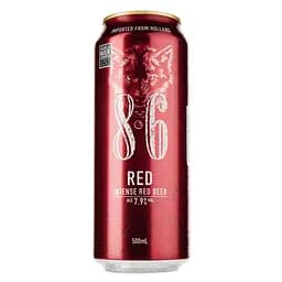 Уценка. Пиво Bavaria 8.6, красное, фильтрованное, 7,9%, ж/б, 0,5 л