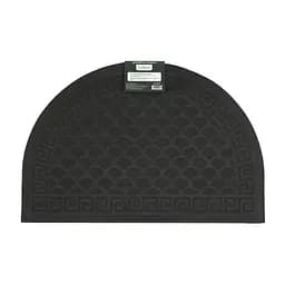 Килимок придверний Eco Fabric Луска півколо з кромкою чорний 40 х 60 см (4060-117) - мініатюра 2