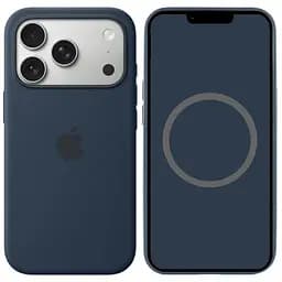 Чохол Epik Silicone case AAA with Magsafe and Animation для Apple iPhone 17 Pro Max 6.9" Midnight