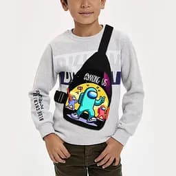 Сумка через плечо детская Among Us 29х17 см сумка слинг для мальчика (02035)