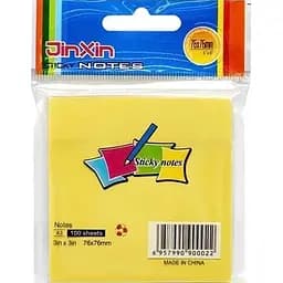 Стикеры для заметок Bambi A3-Y 100 листов 76x76 мм желтые