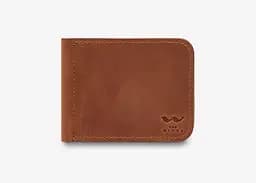 Зажим для денег светло-коричневый винтаж