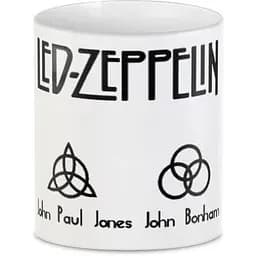 Кружка GeekLand Led Zeppelin Лед Зеплин лого 2.10 330 мл белая