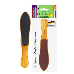 Терка для ног Beauty Luxury деревянная двухсторонняя грит 80/120 TD-03