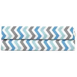 Простирадло євро Cosas GREY ZIGZAG CS1 220х240 см (ZigGreyBlue_240s)
