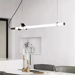 Трубчатый светильник LED с черным корпусом 120 см | Line F | Ст. NO17-1200L BK