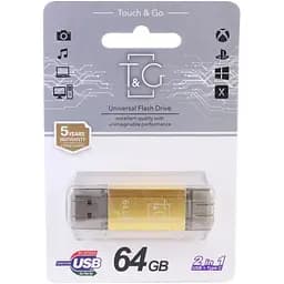 Флеш накопичувач USB 16Gb T&G Star TG009TC Gold Type-C / USB 3.0 (TG009TC-16GGD3)