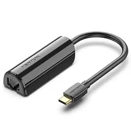 Перехідник Vention USB 3.1 Type-C Ethernet RJ45 1000Mb Gigabit чорний