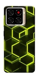 Чехол itsPrint Neon hexagon для ZTE Blade A56