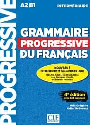 Grammaire Progressive du Francais 4e Edition Intermediaire Livre + CD + Livre-web 100% interactif