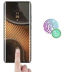 Захисне скло DK для Motorola Edge 50 Fusion UV Curved 015456 clear 2 шт. - мініатюра 5