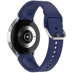 Ремешок для Samsung Galaxy Watch 5 - синий ширина крепления 20мм силикон размер L Watchbands OneLine (WB00S4GALAXYONELINE35)