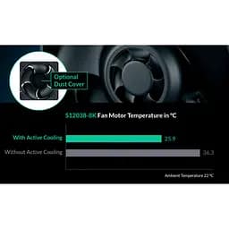 Кулер до корпусу Arctic S12038-8K (ACFAN00294A) - мініатюра 7