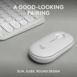 Комплект (Клавіатура та Миша) Logitech Pebble 2 Combo Tonal UA (920-012240) White - мініатюра 10