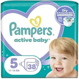 Подгузники Pampers Active Baby Размер 5 (11-16 кг) 38 шт (8006540207796)