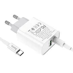 Комплект зарядний набір Hoco C80A Type-C to Type-C cable Rapido 2 порти 1 USB і 1 Type-C - мініатюра 4