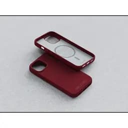 Чохол-накладка Njord Suede MagSafe Case Red для iPhone 15 Plus (NA52SU11) - мініатюра 6
