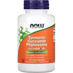 Натуральная добавка Now Curcumin Phytosome 60 вегакапсул