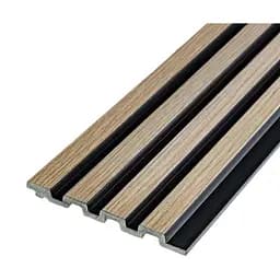 Рейка декоративная Wall Sticker PS 2900х120х11 мм Дуб с графитом SW-00001738